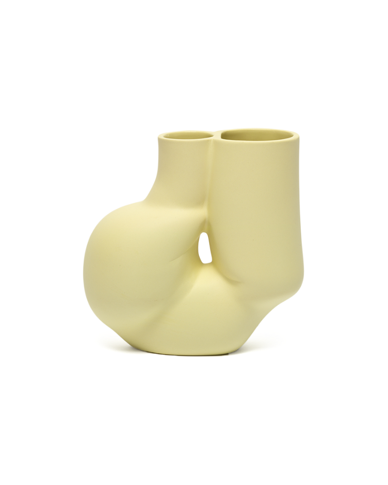 W&amp;S Chubby vase - Soft yellow