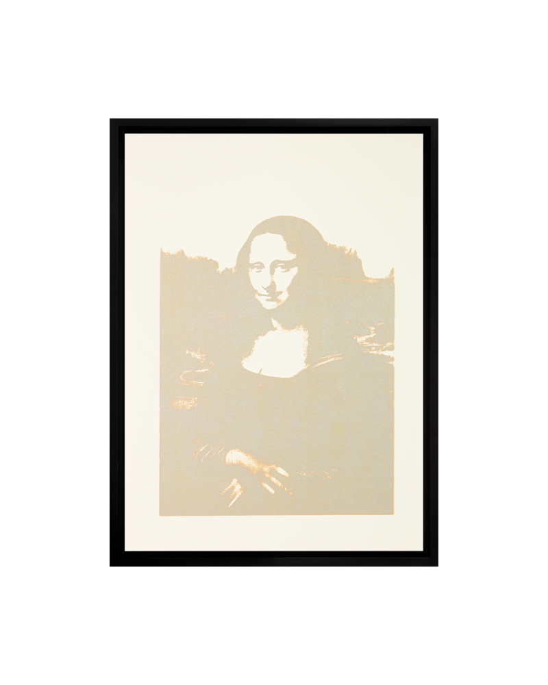Mona Lisa #3 Metalic on Vellum