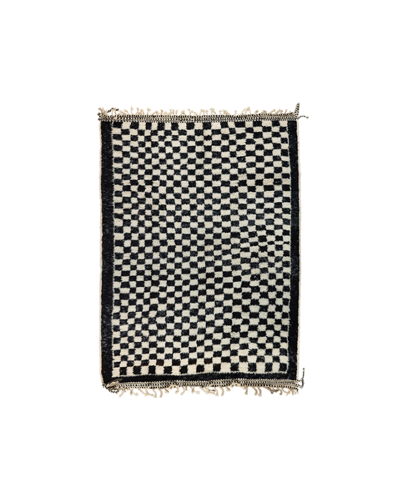 Black &amp; White Checkerboard - vintage