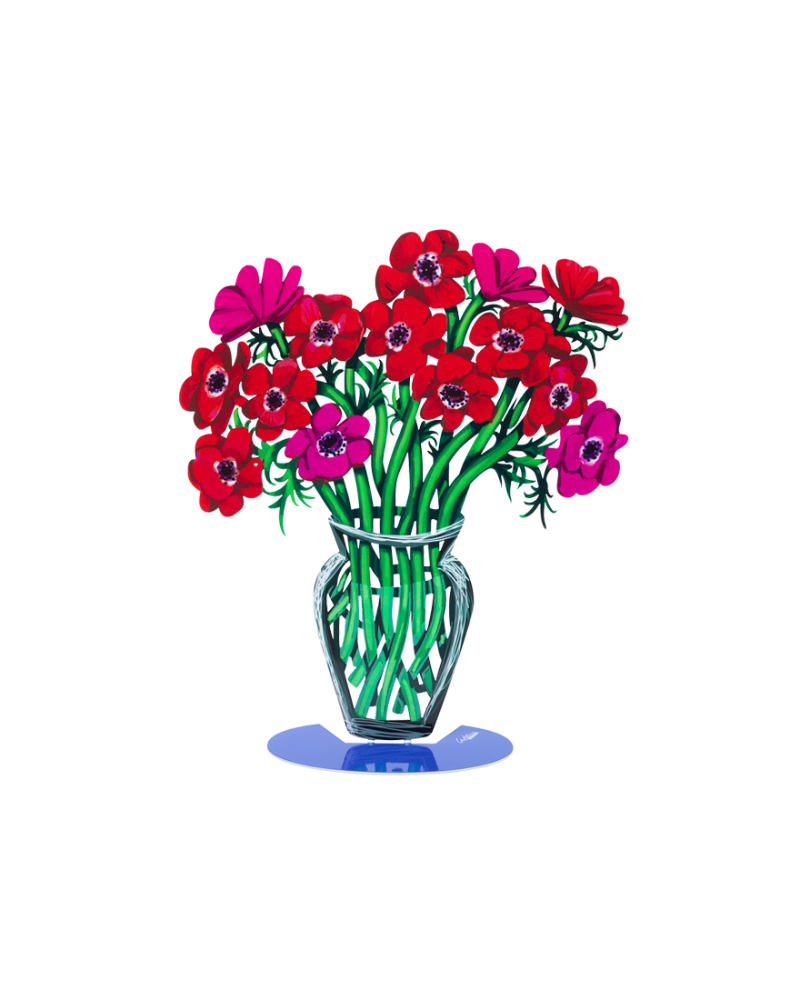 New poppies vase